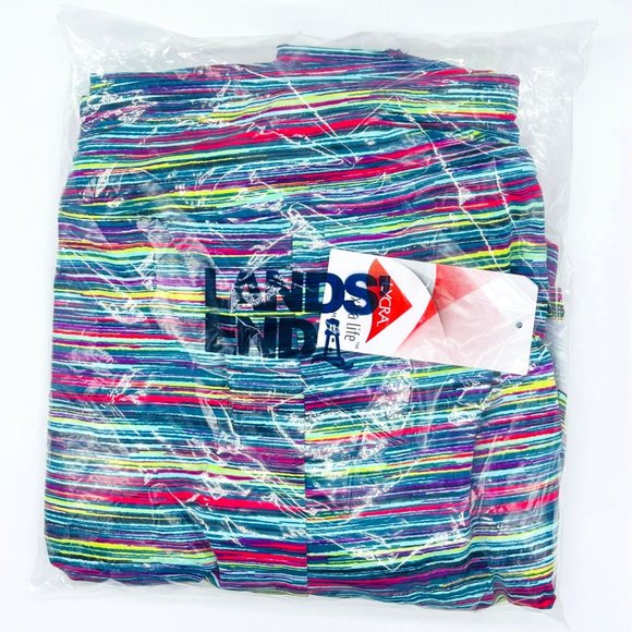 Lands' End Chlorine-Resistant 3-Inch Swim Shorts - Picture 2 of 3